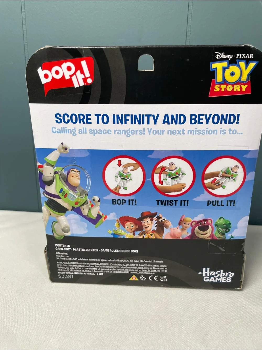 Hasbro Toy Story Buzz Lightyear Action Figure - White & Green